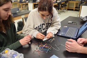 Students Electronics Lab Breadboard Coding