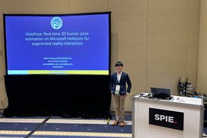 Wilson Vong at Spie Conference